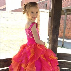 Girls a beauty Pageant Dress